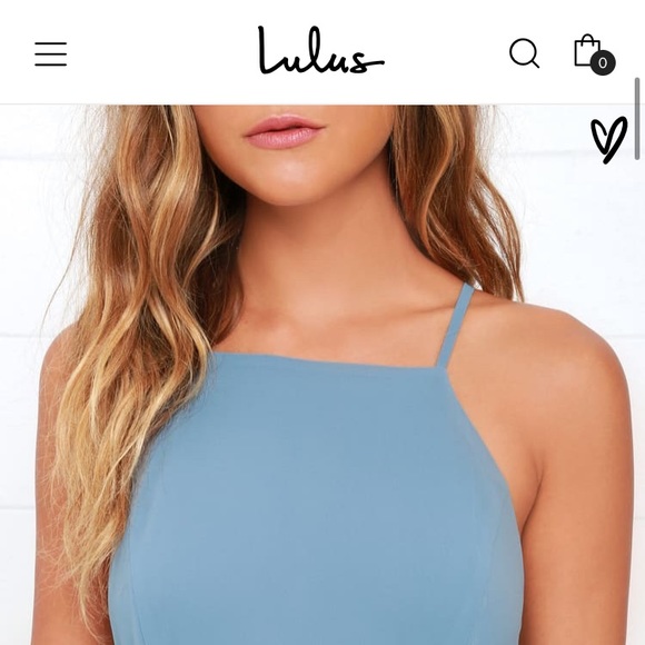 Mythical Kindof Love Slate Blue Maxi Dress - Picture 3 of 4